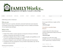 Tablet Screenshot of family-works-inc.com